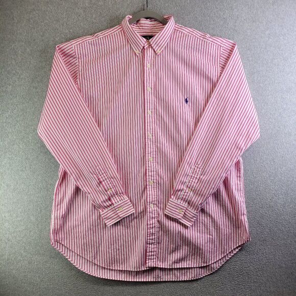 Ralph Lauren Other - Ralph Lauren Shirt Mens 2XLT Pink Vertical Stripe Office Church Wedding Easter